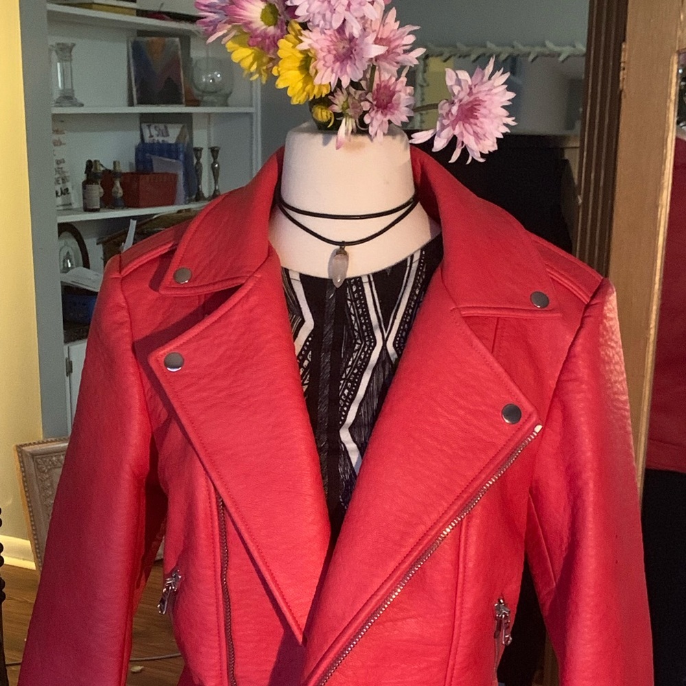 FAUXGHERTY HOT PINK BIKER